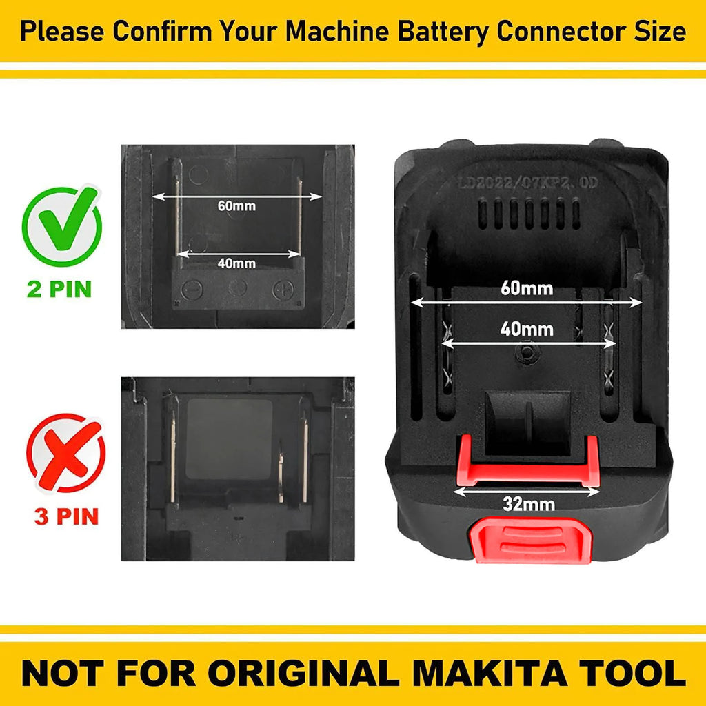 Cordless Pressure Washer Gun 3500W 200 Bar | Compatible Makita 18V Battery | Car and Garden Cleaning