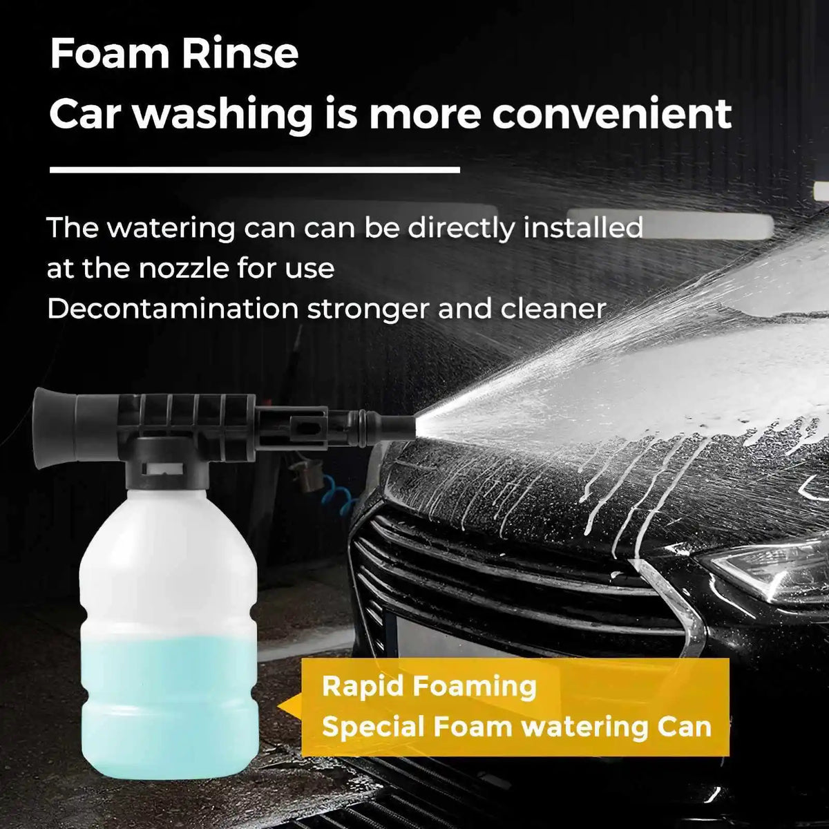 Cordless Pressure Washer Gun 3500W 200 Bar | Compatible Makita 18V Battery | Car and Garden Cleaning