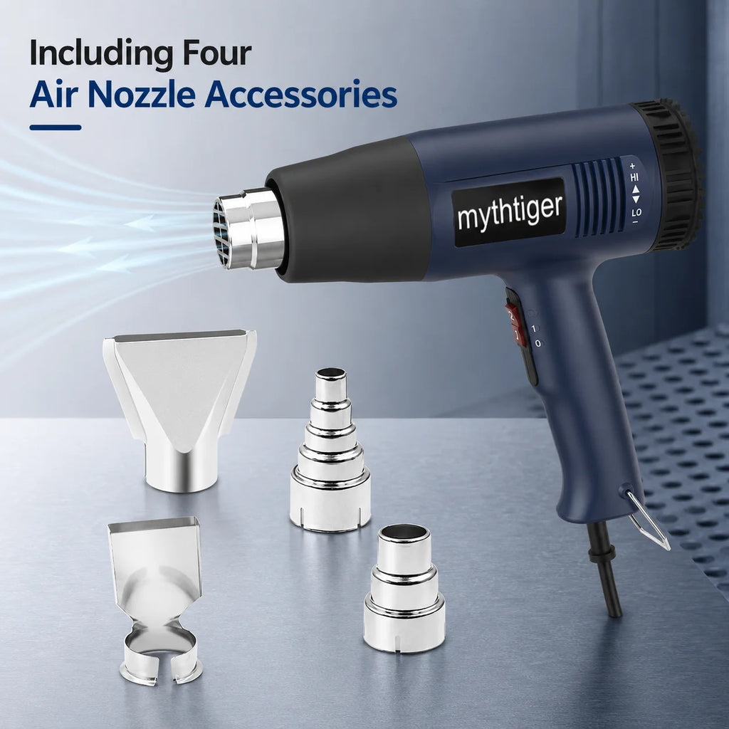 Pistola de Aire Caliente 2000W - Temperatura Ajustable 60-600°C