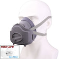 Mascarilla antipolvo reutilizable con filtros de algodón