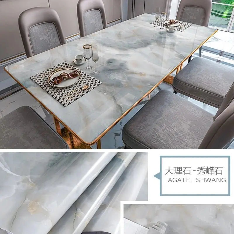 Vinilo Autoadhesivo Efecto Mármol | PVC Impermeable Resistente al Calor | Rollo 60cm | Cocina Baño Encimeras