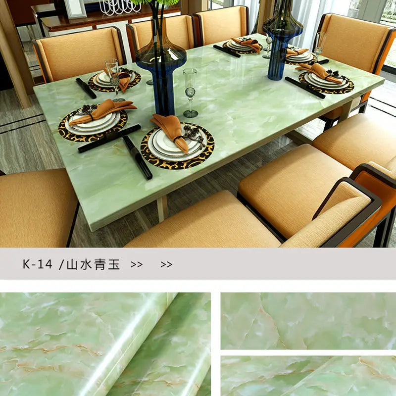 Vinilo Autoadhesivo Efecto Mármol | PVC Impermeable Resistente al Calor | Rollo 60cm | Cocina Baño Encimeras