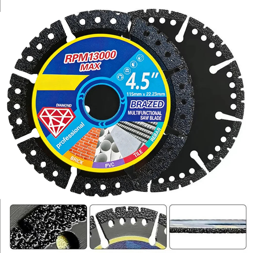 Disco de Corte Compuesto Ultradelgado de Diamante – Para Cerámica, Vidrio y Metal en Amoladora Angular
