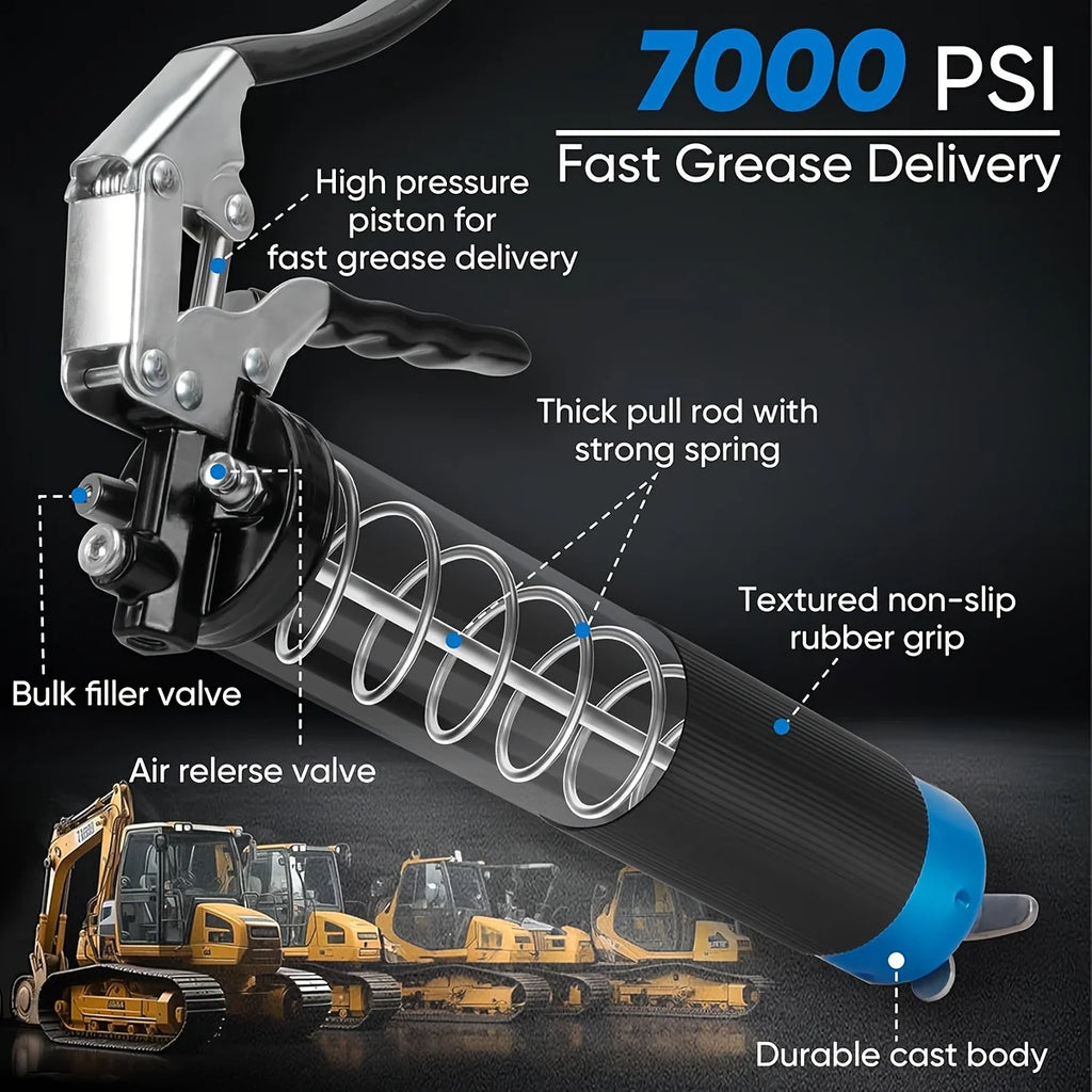 Pistola de Grasa Profesional 7000 PSI