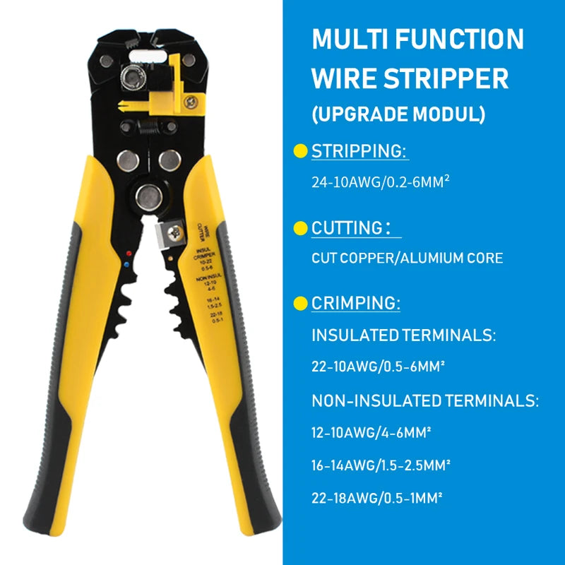 Multifunction Automatic Wire Stripper and Crimper - Terminal