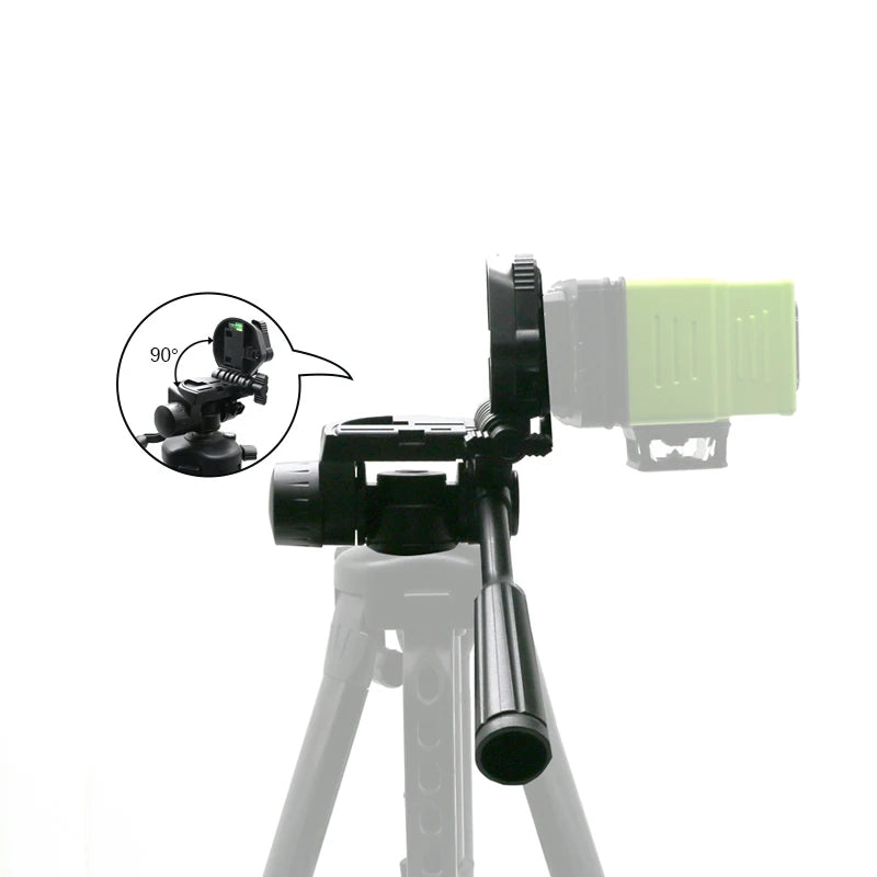 CLUBIONA LB06 Swivel Tripod Head – 1/4" Screw and 5/8" Base for Laser Level and Camera