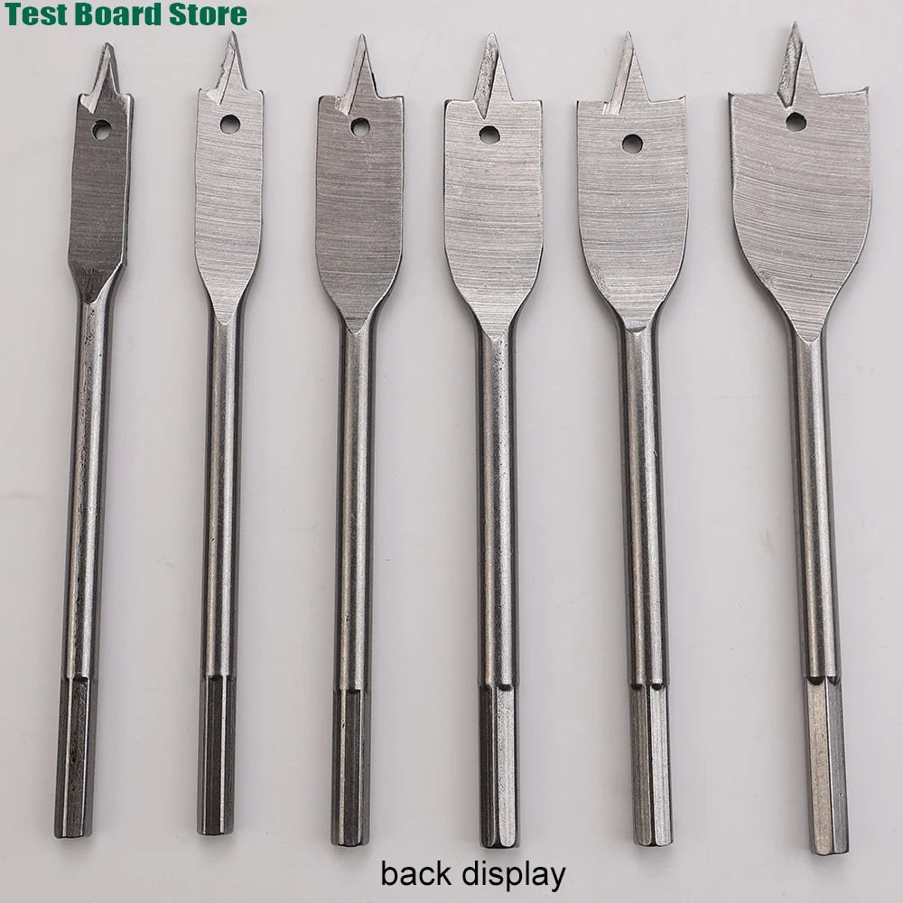 Set de Brocas Planas para Madera 10-20mm - Broca de Pala de Tres Puntas