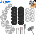 Set de 31 discos de corte HSS para mini taladro y rotativa