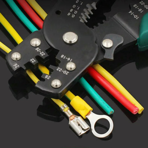 Alicate Crimpador 4 en 1 - Pelacables y Terminal
