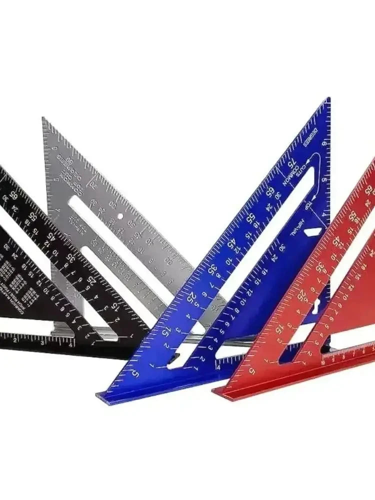 Escuadra Triangular 7" para Carpintería - Aluminio