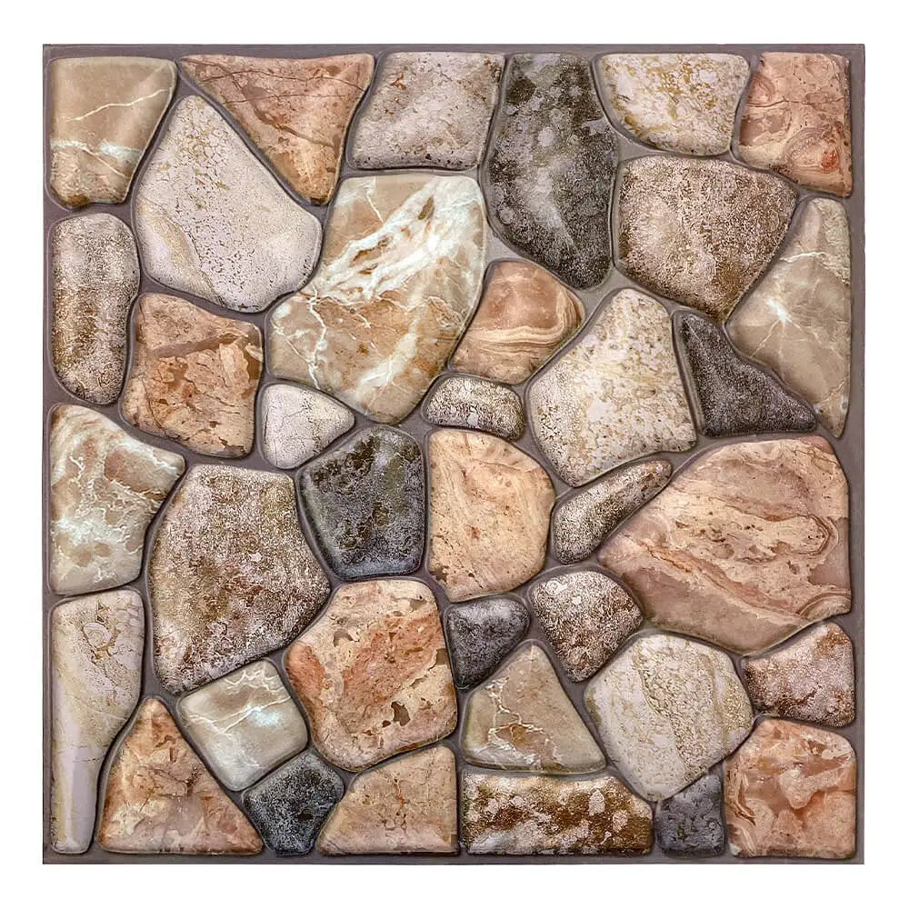 Panel adhesivo 3D efecto piedra para pared
