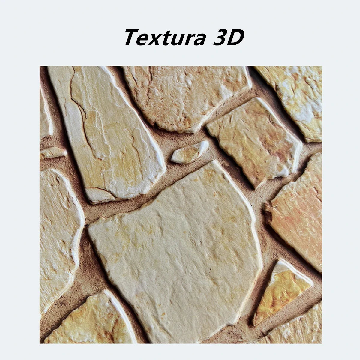 Paneles 3D efecto piedra natural autoadhesivos