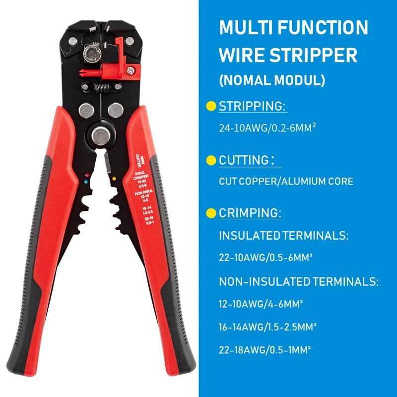 Multifunction Automatic Wire Stripper and Crimper - Terminal