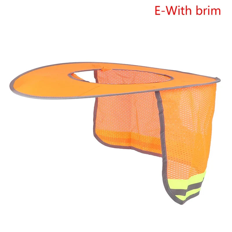 Funda parasol en uso en obras en altura