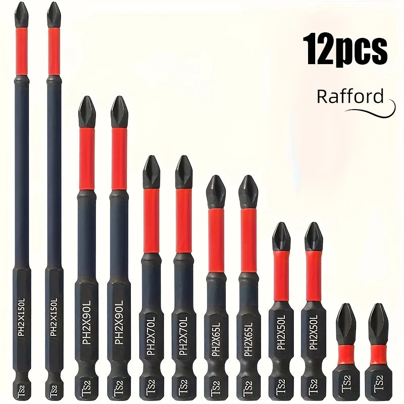 Magnetic S2 Bit Set for Screwdriver and Drill (3/6/12 Pieces)