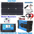 Kit Solar 6000W con Panel 600W, Inversor y Controlador de Carga 12V