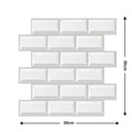 Paneles 3D Autoadhesivos Efecto Ladrillo Retro | PVC Impermeable Ignifugo | Pack 5 o 10 uds 30x30cm