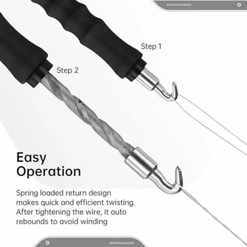 Teaglede Semi-Automatic Rebar Tier – Steel Hook for Tying Wire in Construction