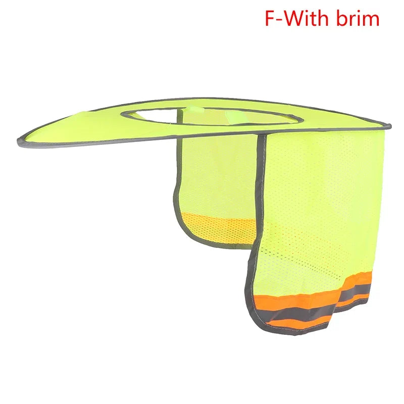 Funda parasol reflectante en trabajador ferroviario