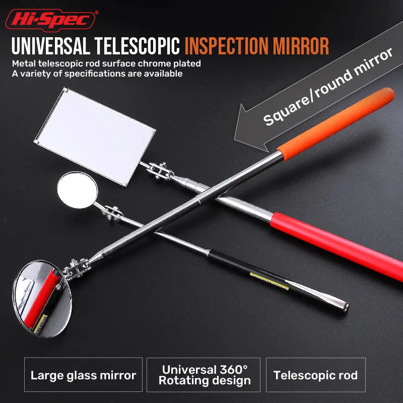 Espejo de Inspección Telescópico Giratorio