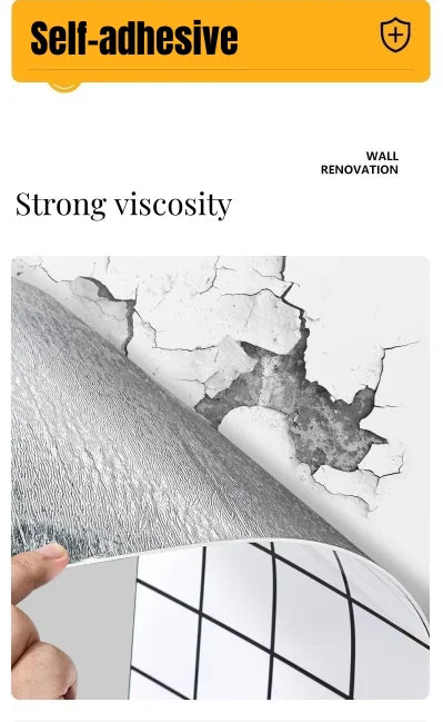 Papel pintado efecto mármol espuma gruesa 3D