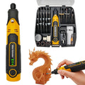 Kit de Lijado y Pulido para Resina 3D Impresa – Mini Rotativa Inalámbrica con 57 Accesorios