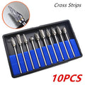 Set de Fresas de Carburo para Dremel - Vástago 1/8" (10 Piezas)