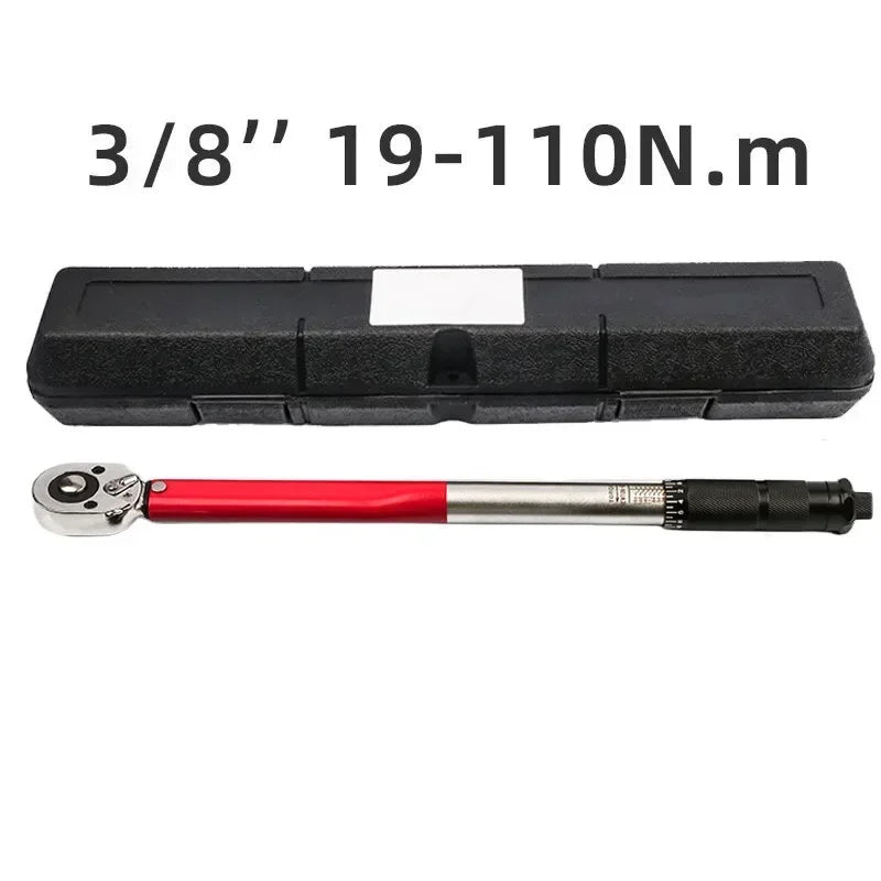 Llave Dinamométrica Bidireccional LIXIU – 5-210 Nm con Cuadros 1/2", 3/8" y 1/4" para Coche, Moto y Bici