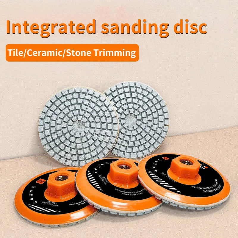 Set de Discos de Pulido Diamantados 100mm - Uso Húmedo y Seco