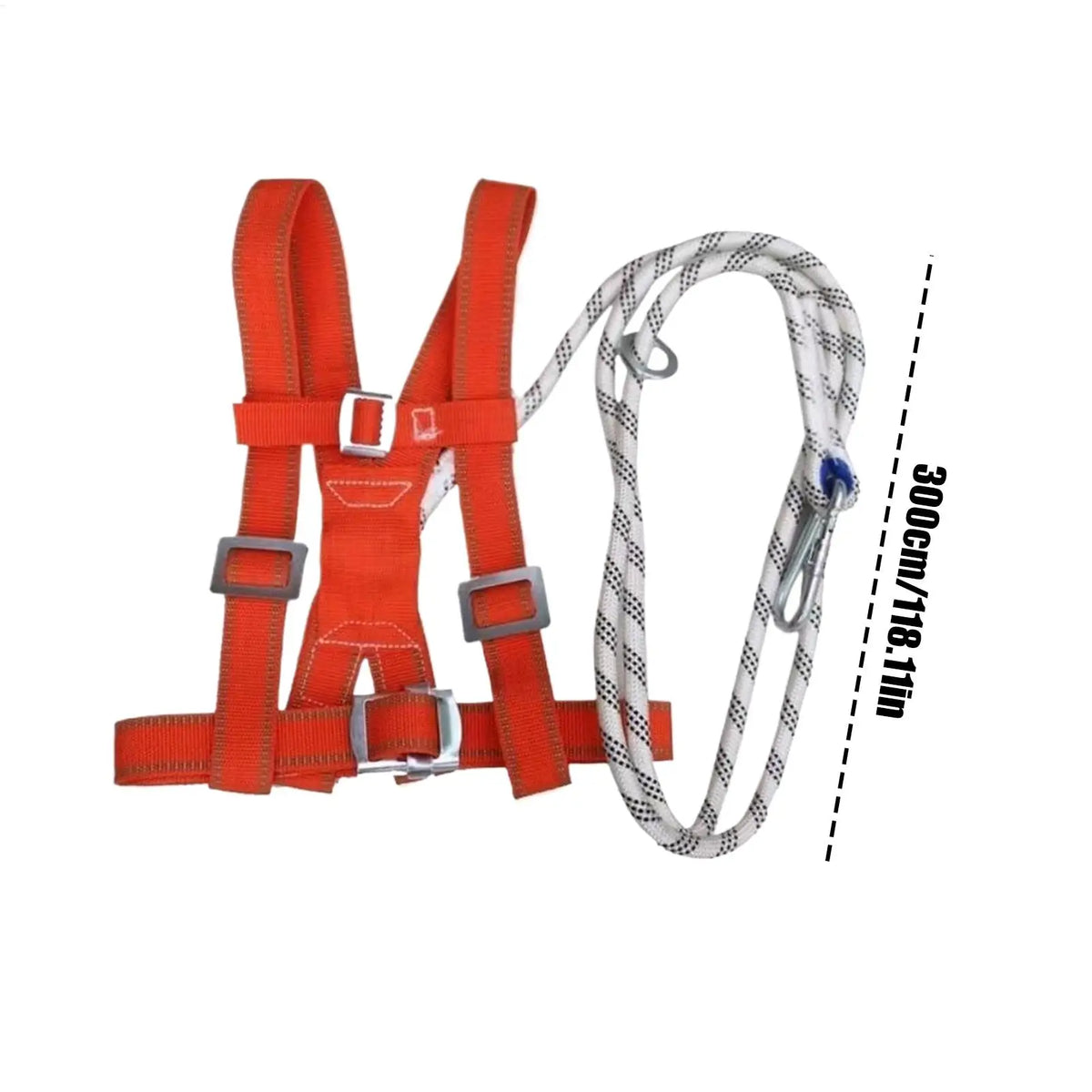 Arnés de Seguridad Ajustable Cuerpo Completo con Doble Correa Anticaída