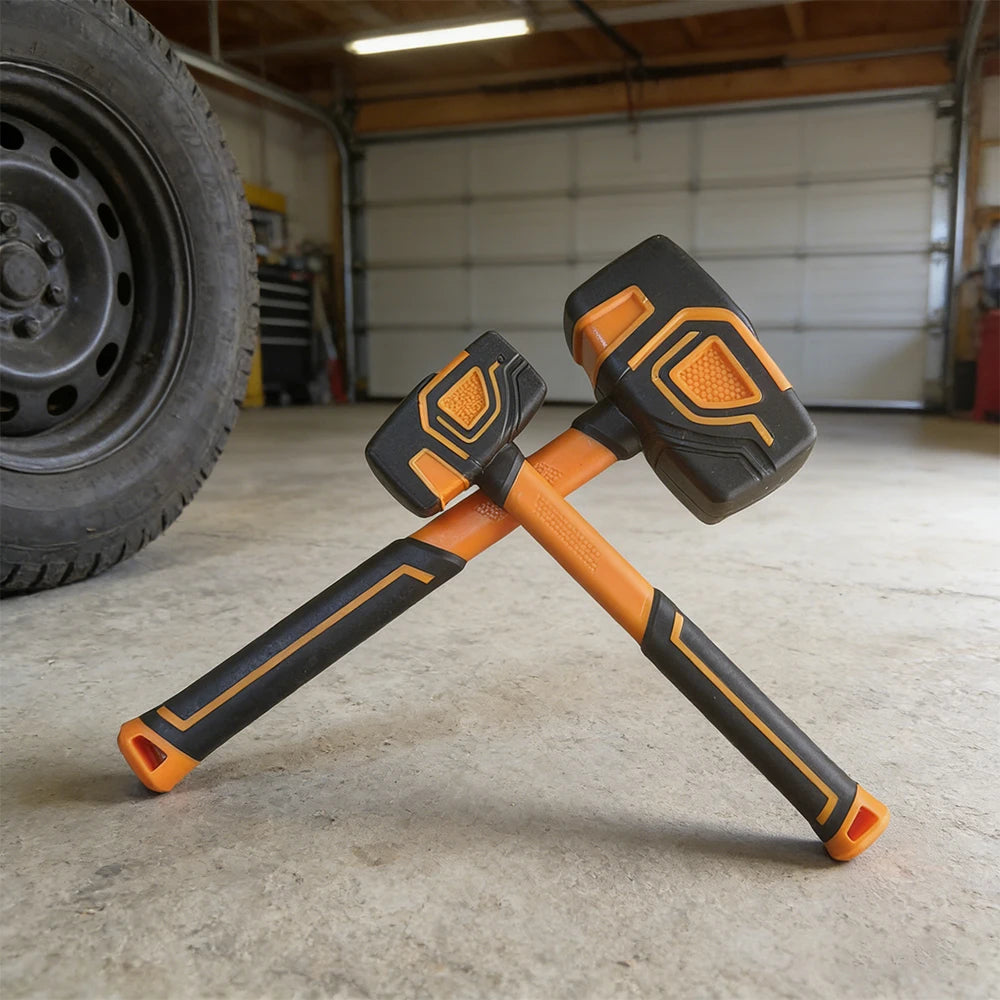 Mazo de Goma Multifuncional SIKE – Martillo Cuadrado para Alicatado y Construcción