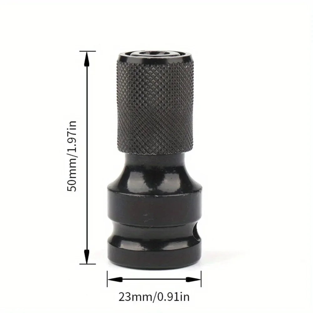 Adaptador llave de impacto 1/2 pulgada a portabrocas hexagonal - vista 2