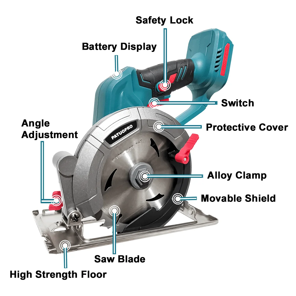 6" Compact Brushless Circular Saw (Bare Tool)