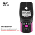 Detector de Paredes Multifunción RZ WS120 – Cables en Tensión, Tuberías PVC y Metal con Pantalla LCD