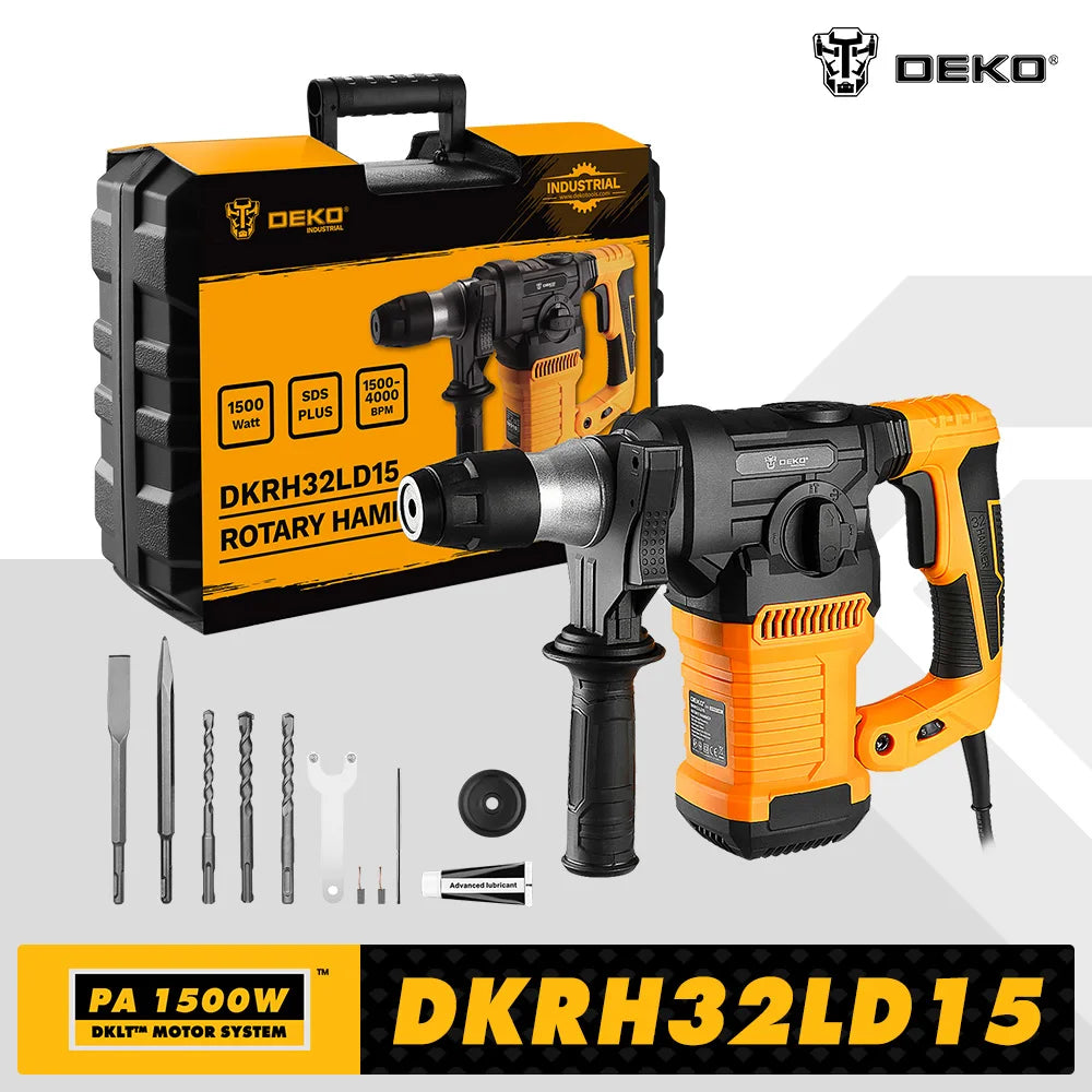 Martillo rotativo eléctrico DEKO 2000W