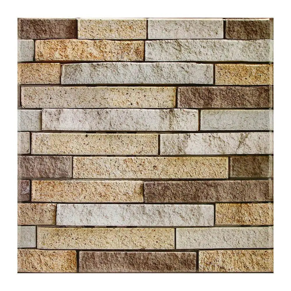 Panel adhesivo 3D efecto piedra para pared