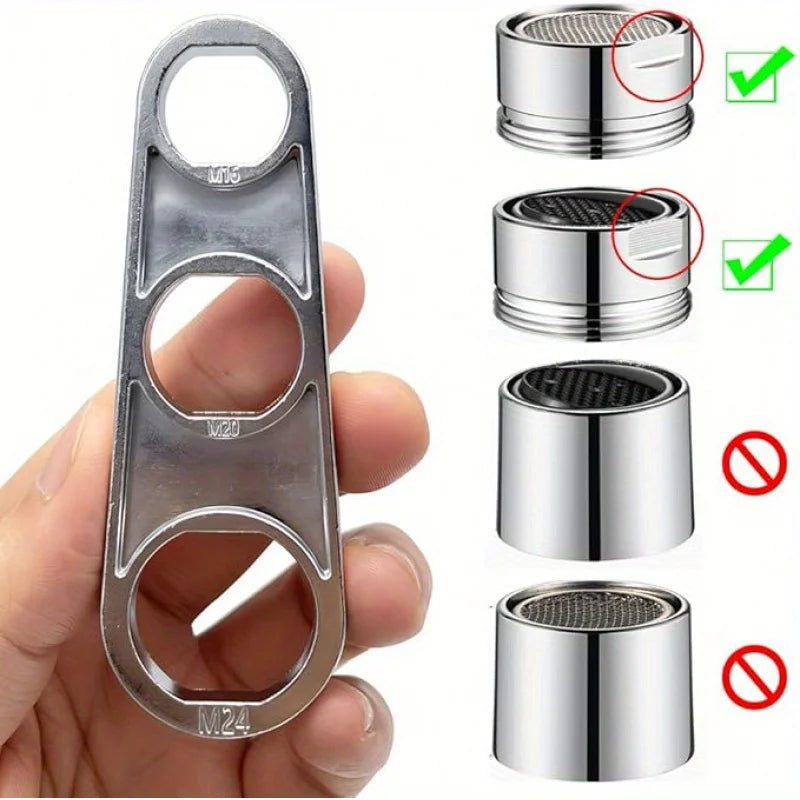 Llave 2 en 1 para Aireadores de Grifo