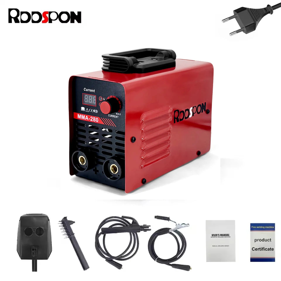 Soldadora MMA 280A inverter DC con pantalla LED 220V