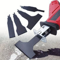 4-Piece Reciprocating Saw Blade Set – Steel for Scraping Tiles, Mortar, and Grout from Walls and Floors