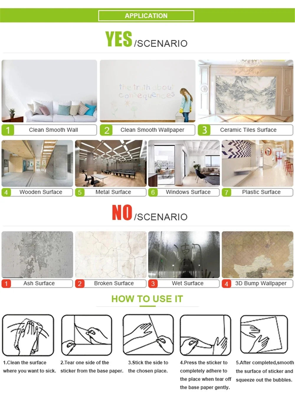 Papel pintado mate autoadhesivo de vinilo