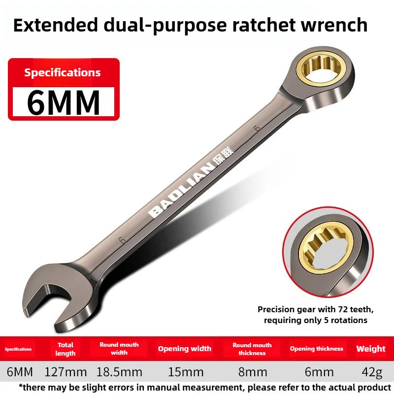 Llave Torx Universal Ajustable - Carraca 6-30mm