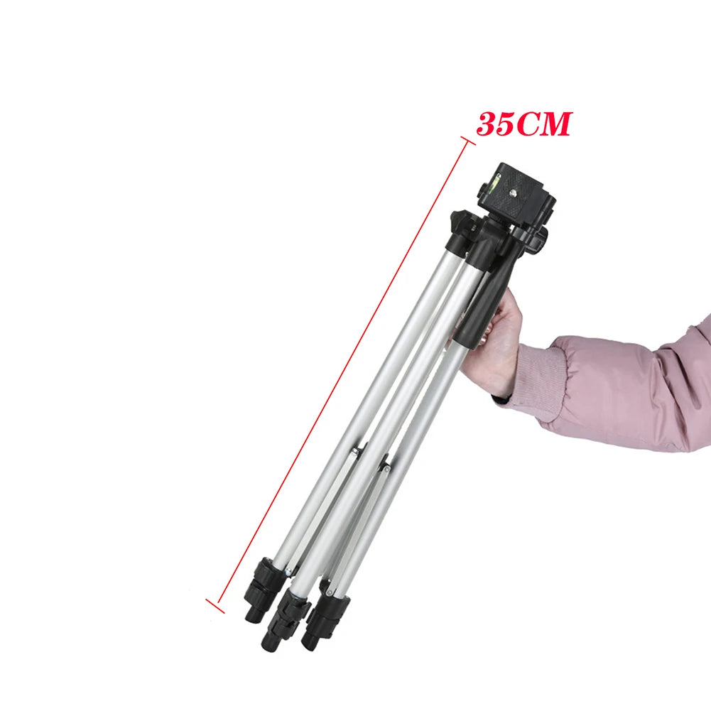 Trípode de Aleación de Aluminio para Nivel Láser – Altura Regulable 93cm con Adaptador 5/8"