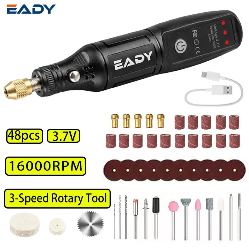 EADY Cordless Mini Rotary Tool - Up to 102 Pieces
