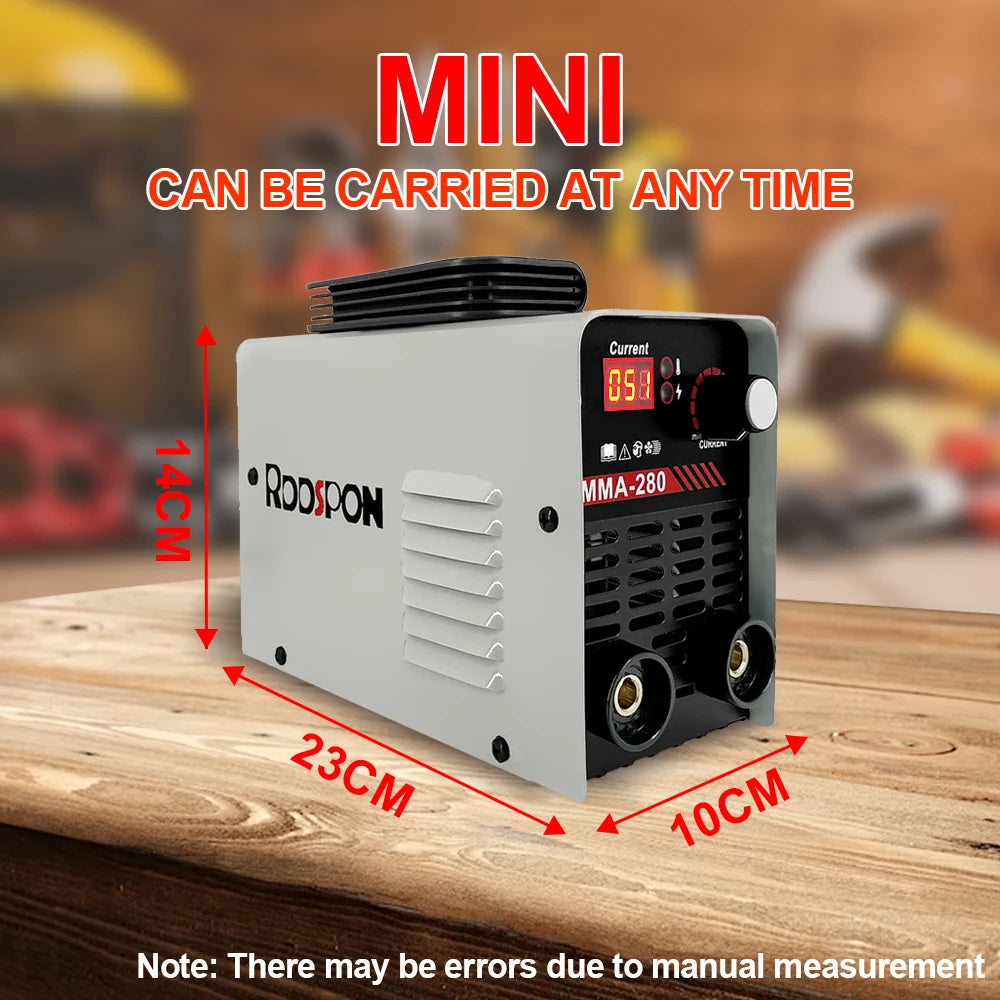 Soldadora MMA 280A Inverter DC con Pantalla LED - 220V
