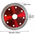 Disco de Corte Compuesto Ultradelgado de Diamante – Para Cerámica, Vidrio y Metal en Amoladora Angular