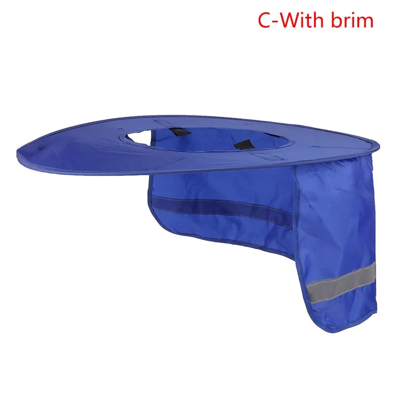 Vista completa de la funda parasol para casco