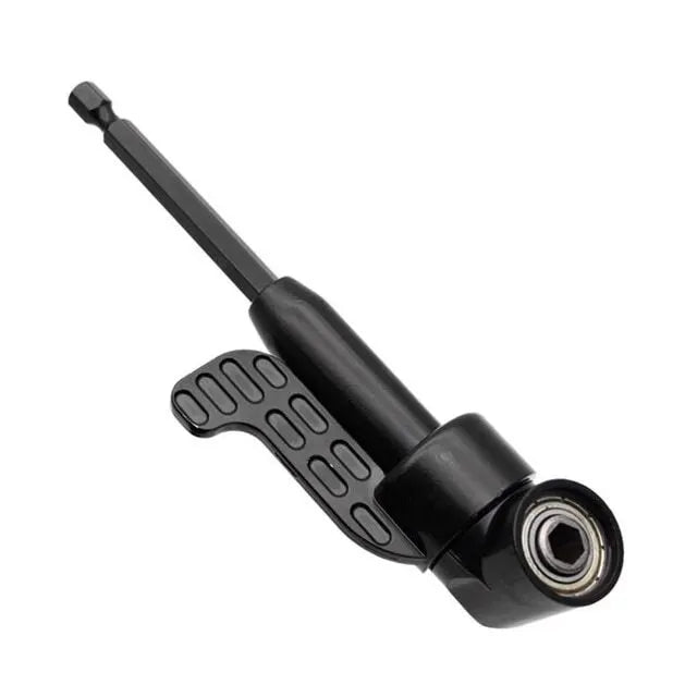 Adaptador Angular 105° con Vástago Hex 1/4" Magnético – 140mm para Taladro y Atornillador
