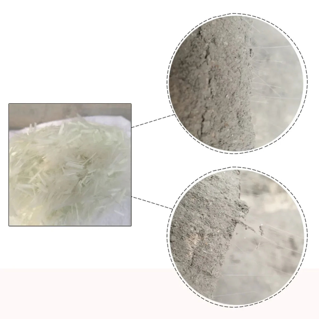 Fibras de Vidrio GFRC para Hormigón y Cemento — 3 a 20 mm, 450 g
