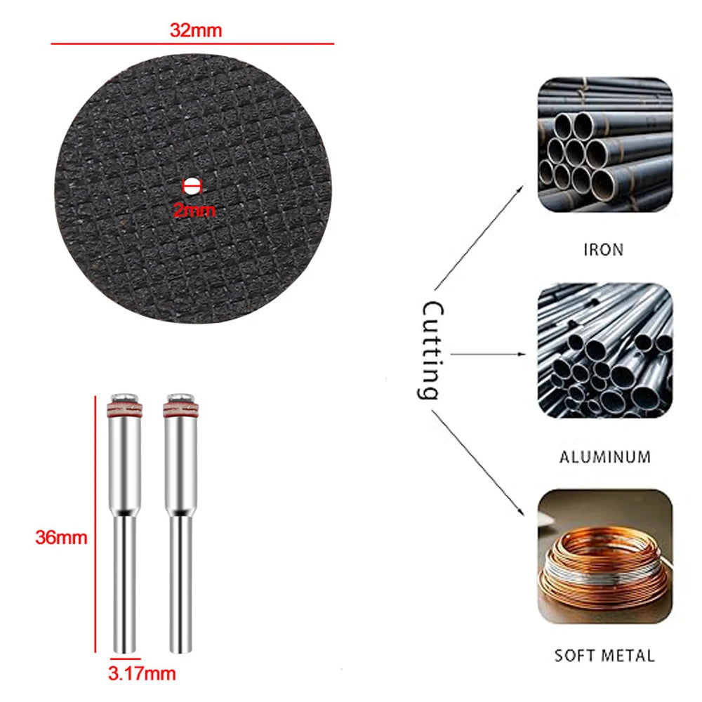 Set de 31 Discos de Corte HSS para Mini Taladro y Rotativa
