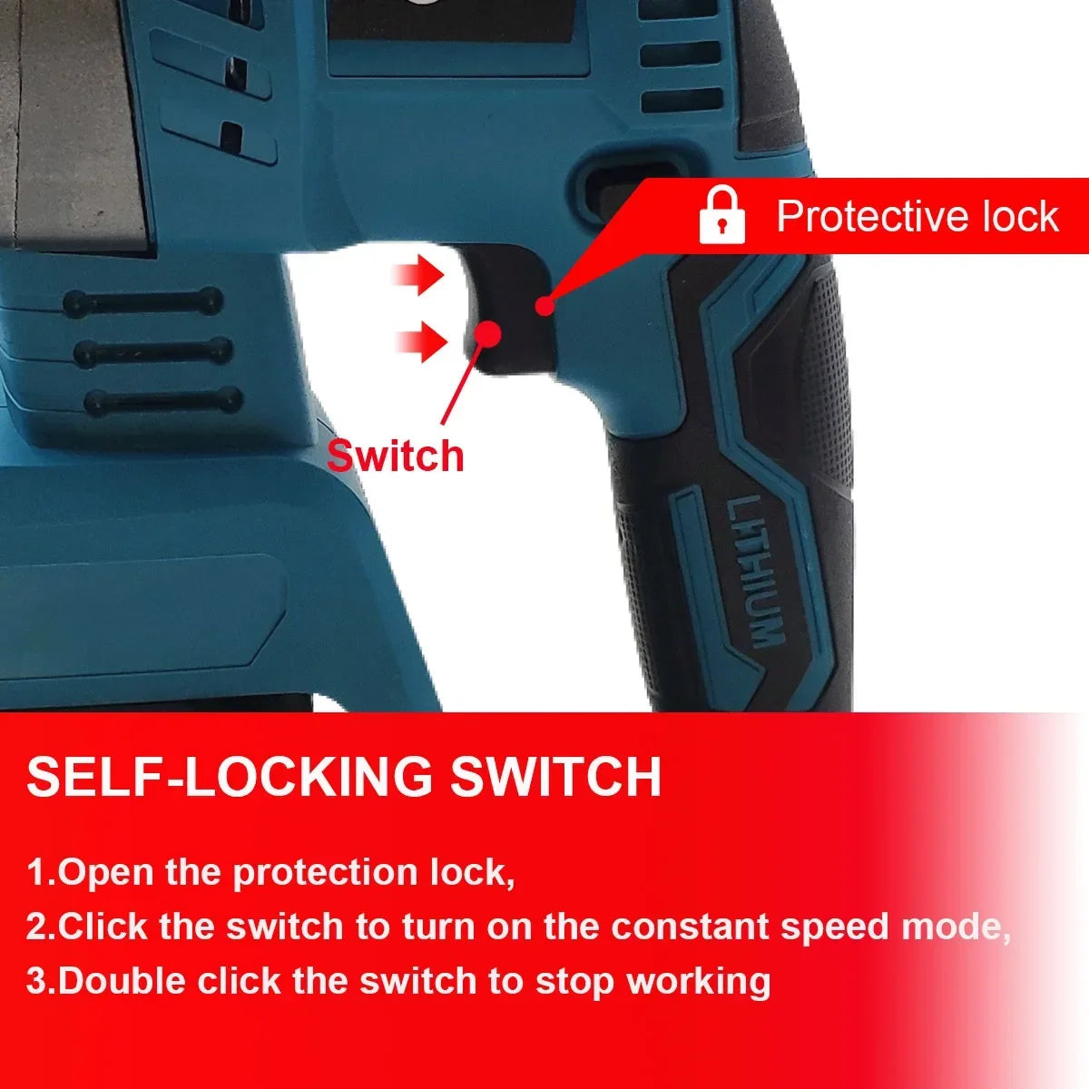 Brushless Concrete Vibrator for Makita 18V Battery